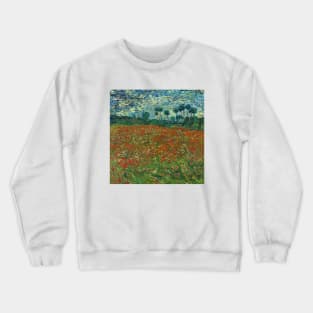 Vincent Van Gogh- Field with Poppies Crewneck Sweatshirt